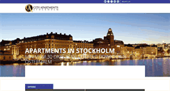 Desktop Screenshot of luxuryapartmentsstockholm.com